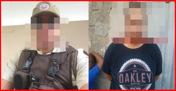 IMAGENS EXTREMAMENTE FORTES policial militar e amigo é executado com tiros no rosto