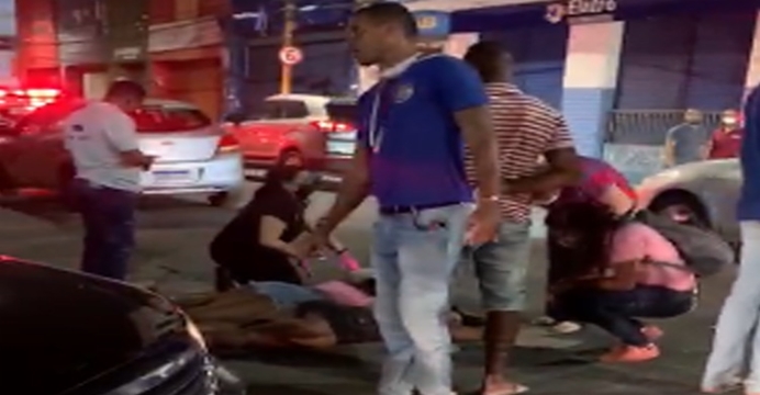 Duas mulheres ficam feridas após serem atropeladas na região da praia de Cantagalo