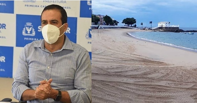 Covid-19: Prefeitura de Salvador prorroga medidas restritivas e anuncia fechamento de praias no feriado do 2 de julho; confira