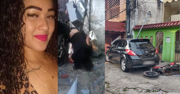 IMAGENS FORTES! Motorista persegue e mata mulher atropelada após ser assaltado por ela e um comparsa. VEJA VÍDEOS