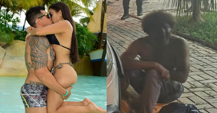 Esposa é flagrada tendo relação sexual com morador de rua e marido vê tudo, veja vídeo