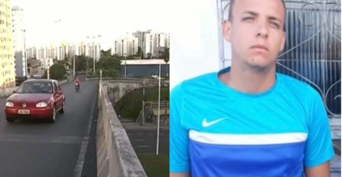 Homem é retirado de carro e morto a tiros em viaduto de Salvador
