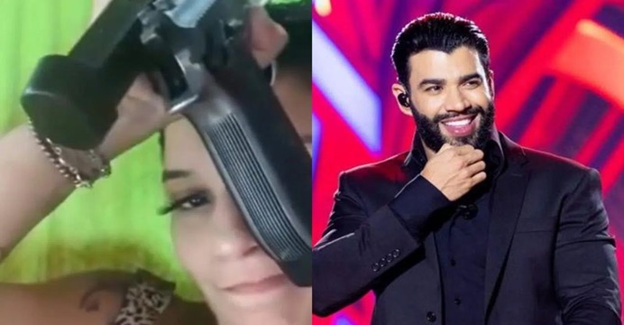 Mulher exibe arma em vídeo e ameaça Gusttavo Lima de morte: “vai ser o último show”