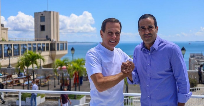 Prefeito de Salvador Bruno Reis declara apoio a Doria