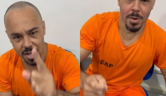 VÍDEO: Mais magro e careca, Ederlan diz que não matou esposa: ‘Deus é minha testemunha’