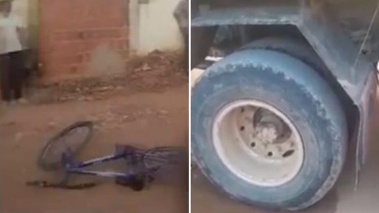 Adolescente é morto atropelado durante passeio por carro-pipa