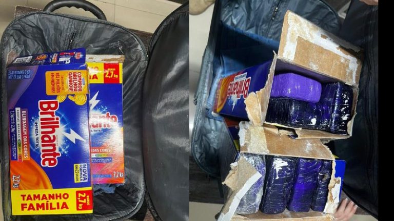 Homem é preso com tabletes de maconha escondidos dentro de caixas de sabão em pó na Bahia