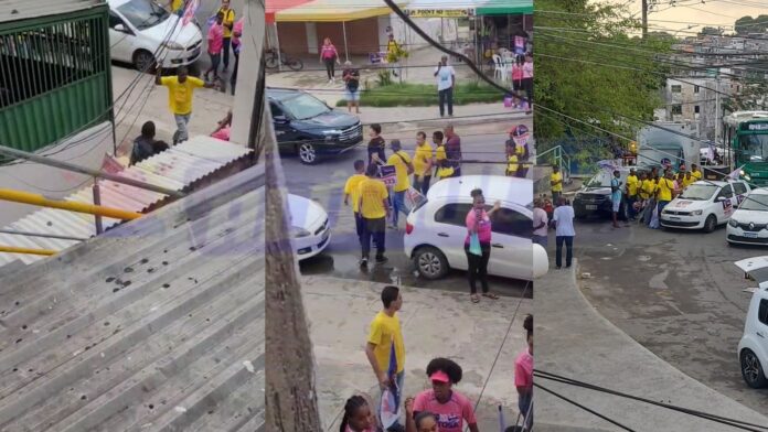 O PAU QUEBROU! Apoiadores de políticos entram em luta corporal durante caminhada em Mussurunga