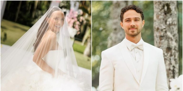 Larissa Manoela e André Frambach renovam votos pela terceira vez em cerimônia emocionante