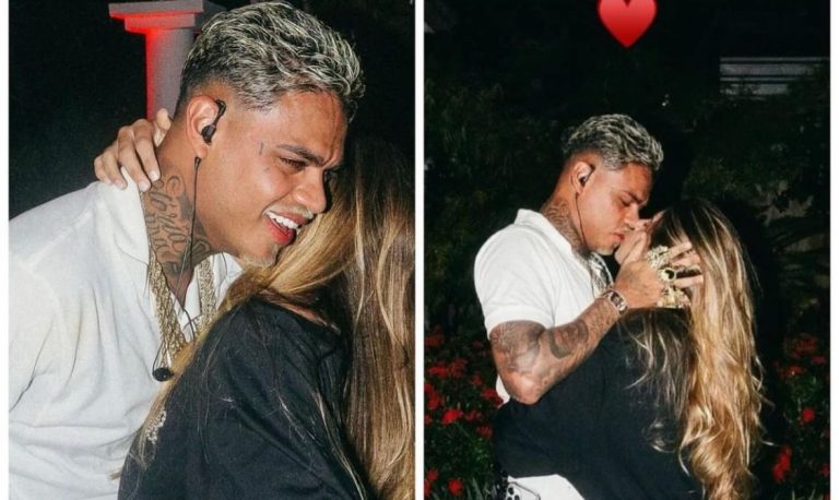 ASSUMIU NAMORO: MC Cabelinho publica foto beijando loira misteriosa
