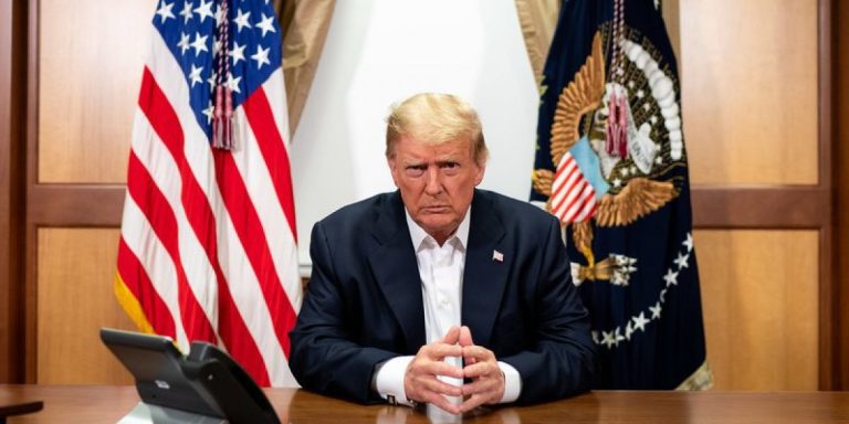 Trump ironiza pergunta sobre visita a local de acidente aéreo: ‘Quer que eu vá nadando?’