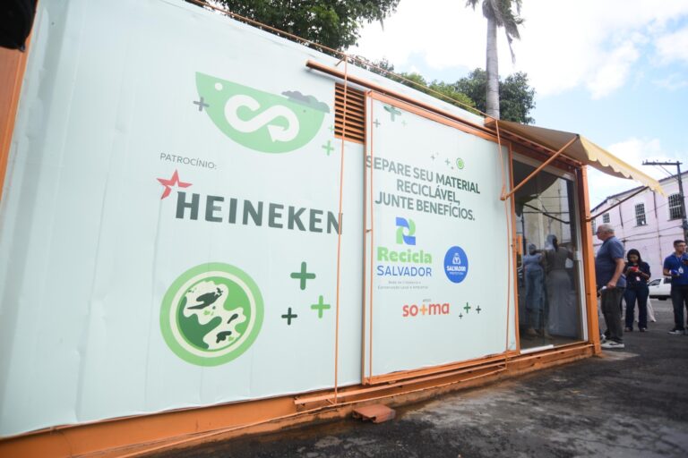 Prefeitura lança Recicla Salvador com remuneração para cooperativas, 20 contêineres de coleta e pontos que podem ser trocados por produtos*