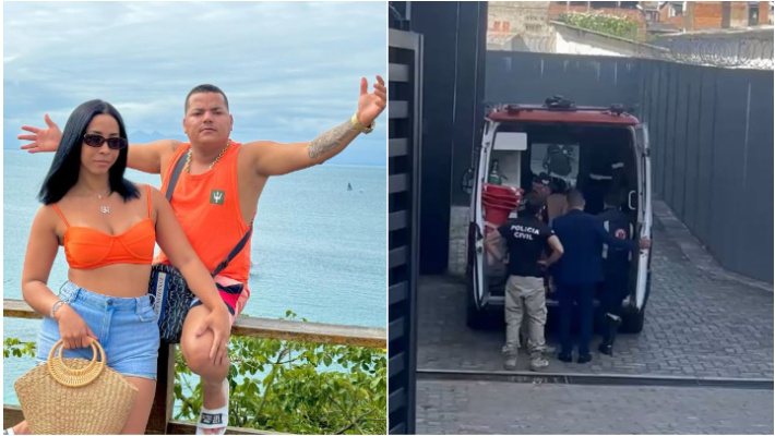 Namorada de Nanan Premiações passa mal e chega de ambulância em delegacia após ser presa; veja vídeo