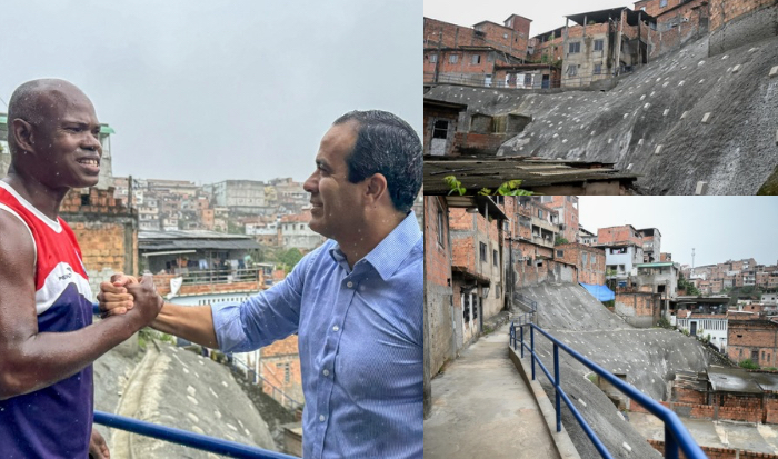 Contenção de encosta entregue pela Prefeitura traz segurança para mais de 40 famílias em Nova Sussuarana