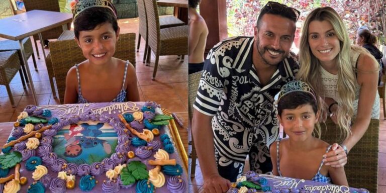 Atacante espanhol é criticado após comemorar aniversário do filho com o pequeno vestido de princesa