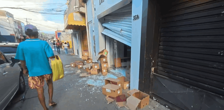 Cesta do Povo e lojas viram alvos de arrombamentos e furtos na Boca do Rio