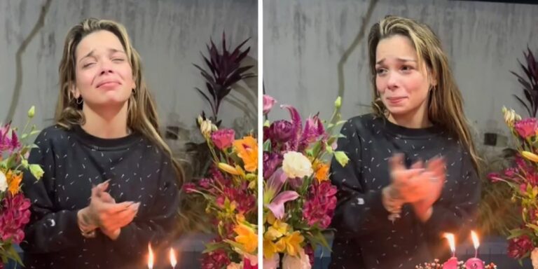 Com Hytalo Santos preso, Kamylinha recebe festa surpresa de aniversário e chora