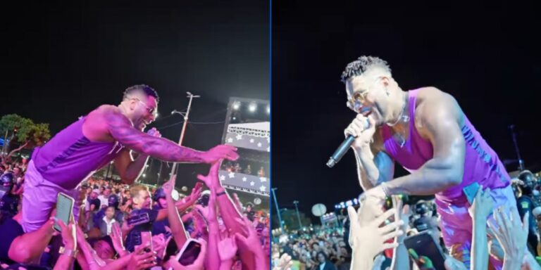 Fã furta corrente de ouro de Tony Salles durante show, afirma jornalista