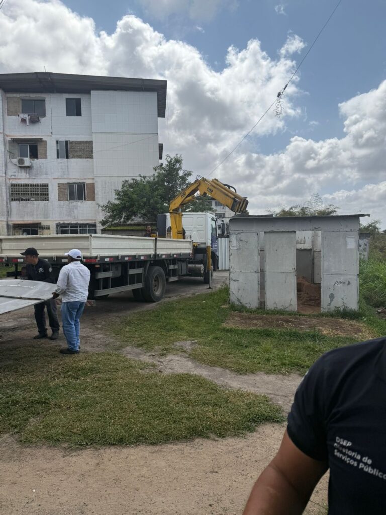 18ª CIPM e SEMOP realizam ação e retiram barraca em Vista Alegre