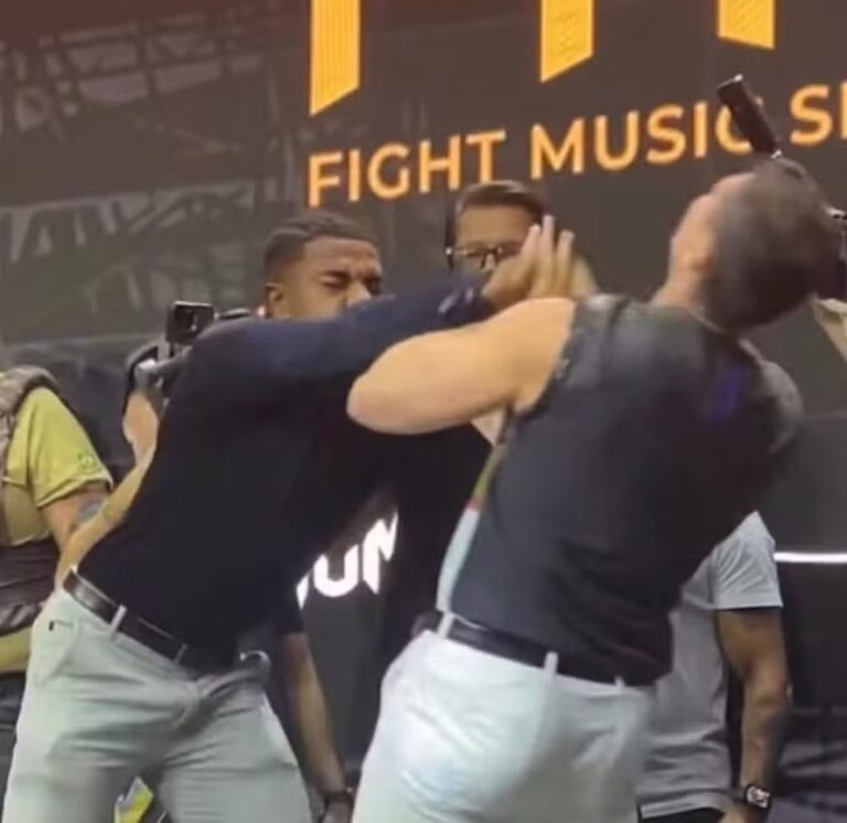 Davi Brito agride e xinga ator durante coletiva de luta entre eles