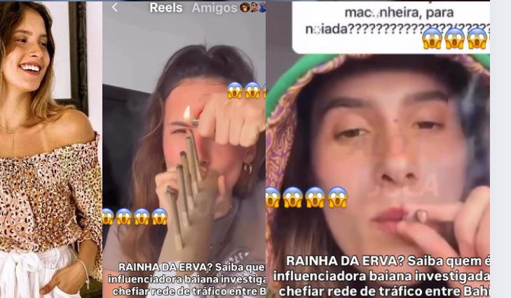“Rainha da Erva”? Influenciadora baiana é alvo de operação contra tráfico entre Bahia e São Paulo