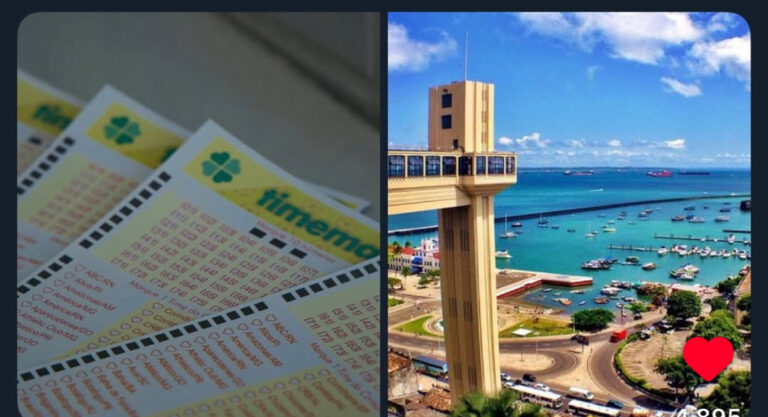 Apostador em Salvador acerta sozinho os 7 números da Timemania e fatura prêmio recorde de R$ 73,2 milhões