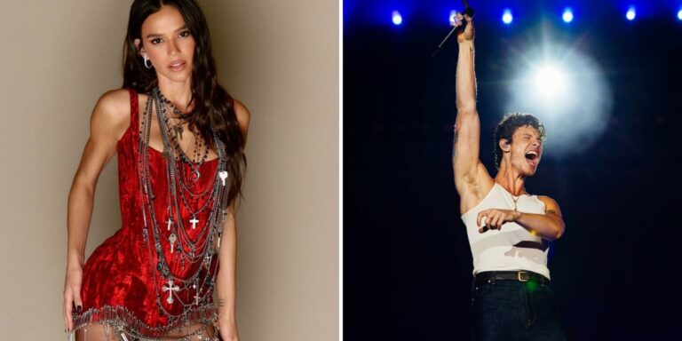 Bruna Marquezine e Shawn Mendes são vistos aos beijos em praia em Alagoas