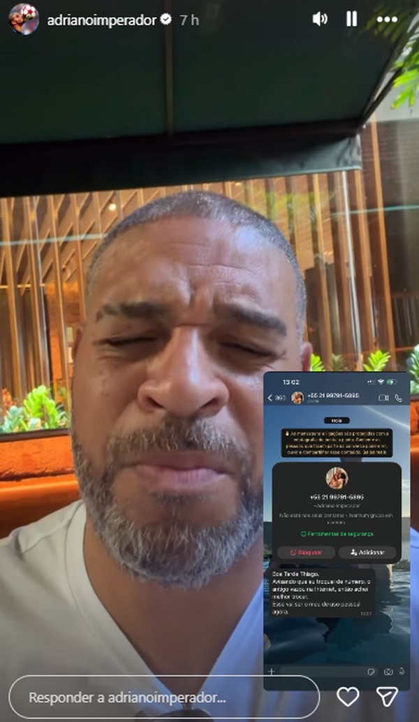 Adriano Imperador diz que mãe foi vítima de golpe e perdeu R$ 15 mil: ‘É melhor devolver’