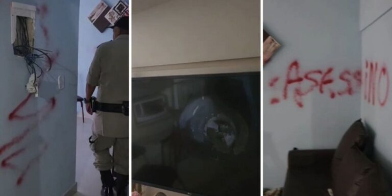 Apartamento de síndico que confessou matar Daiane é vandalizado em Goiás