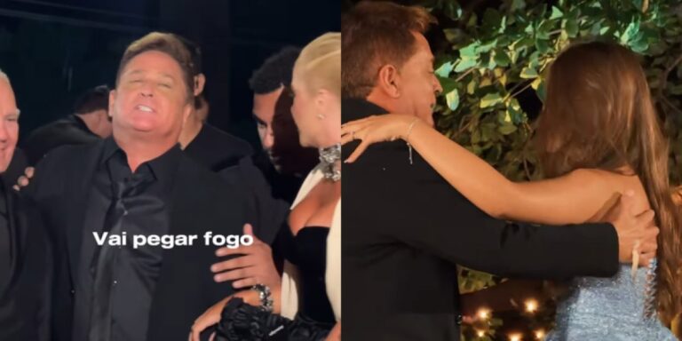 Leonardo rouba a cena durante aniversário de 15 anos da neta: ‘Tá puro álcool’