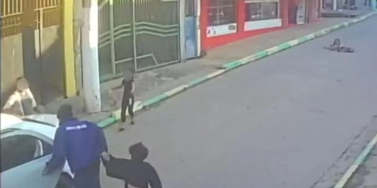 Câmera de segurança flagra tentativa de sequestro de criança em São Paulo