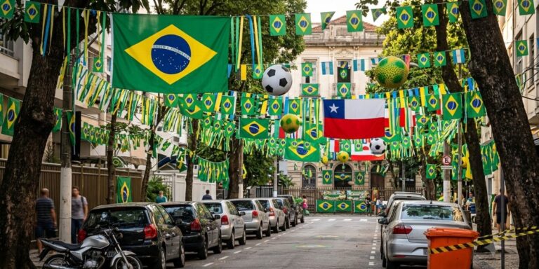 Copa do Mundo e São João dividem espaço e cores nas ruas do Nordeste